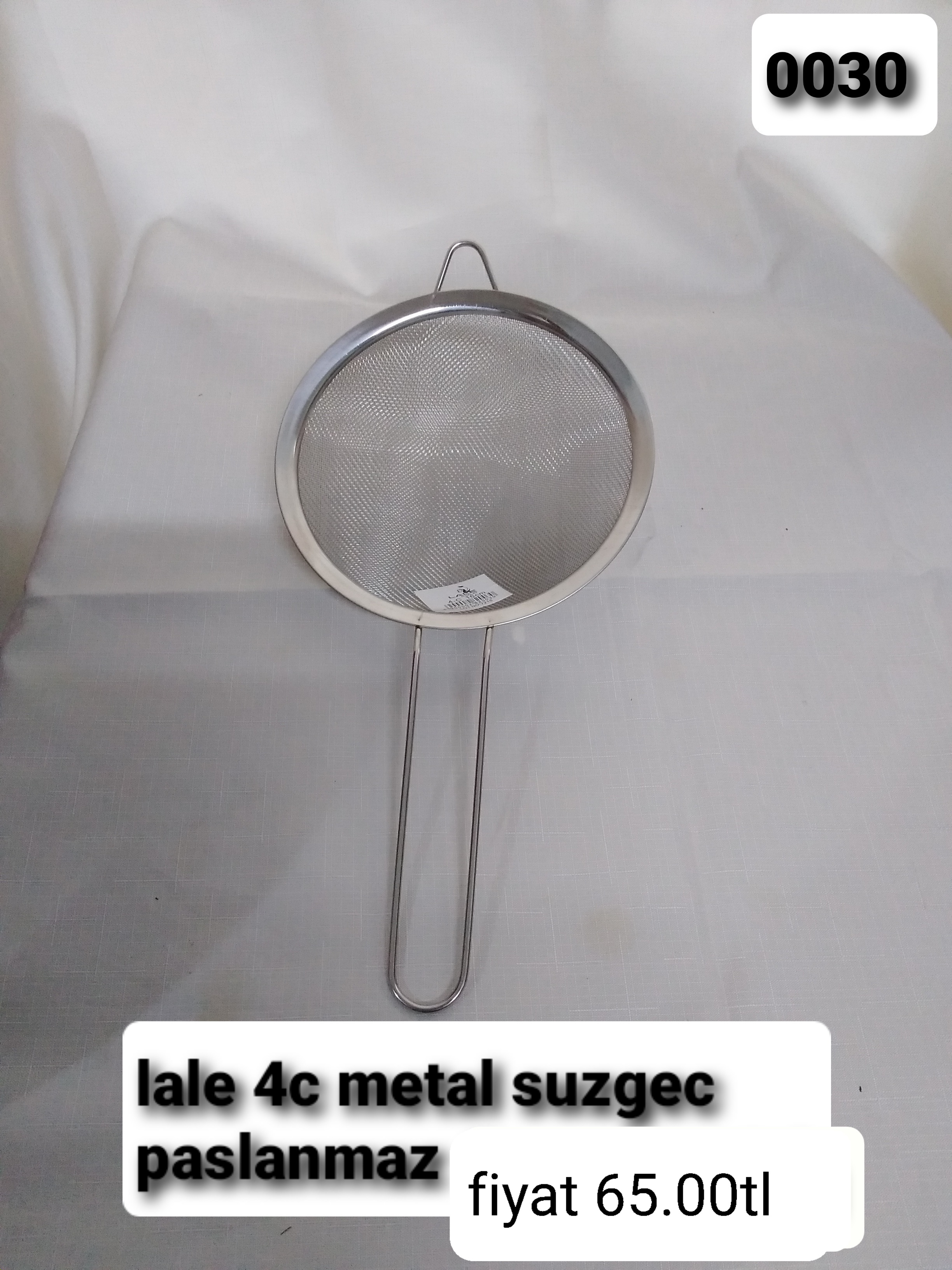 LALE 4C METAL SÜZGEÇ PASLANMAZ 0030