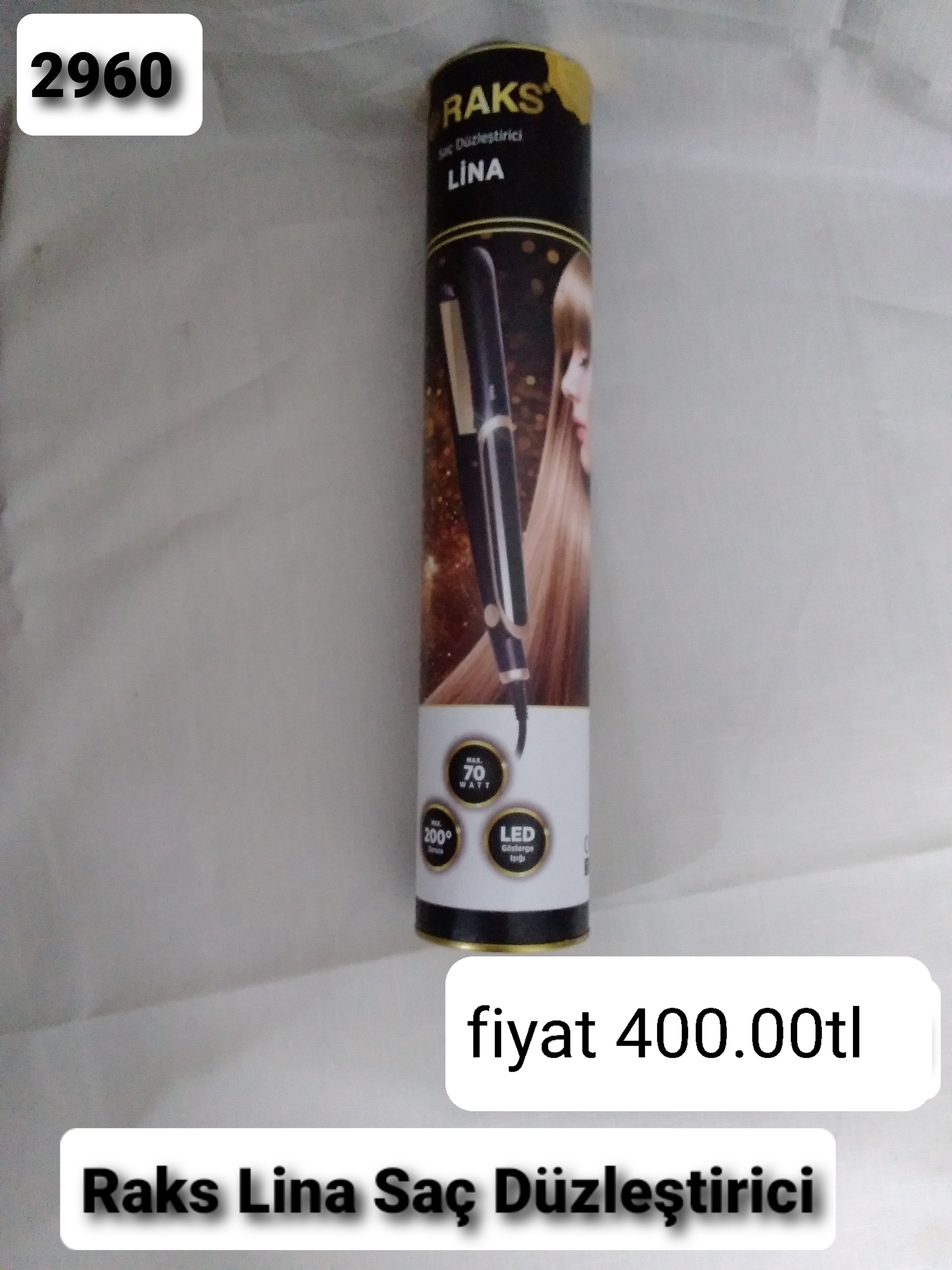 RAKS LİNA SAÇ DÜZLEŞTİRİCİ 2960