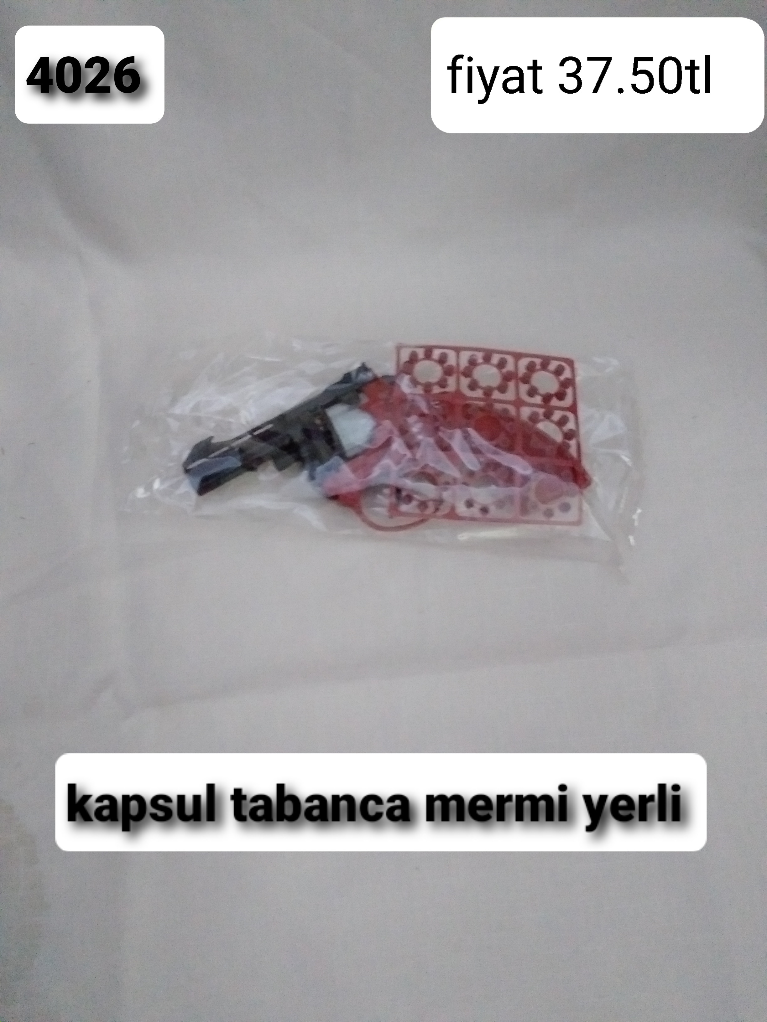 KAPSÜL TABANCA MERMİ YERLİ 4026