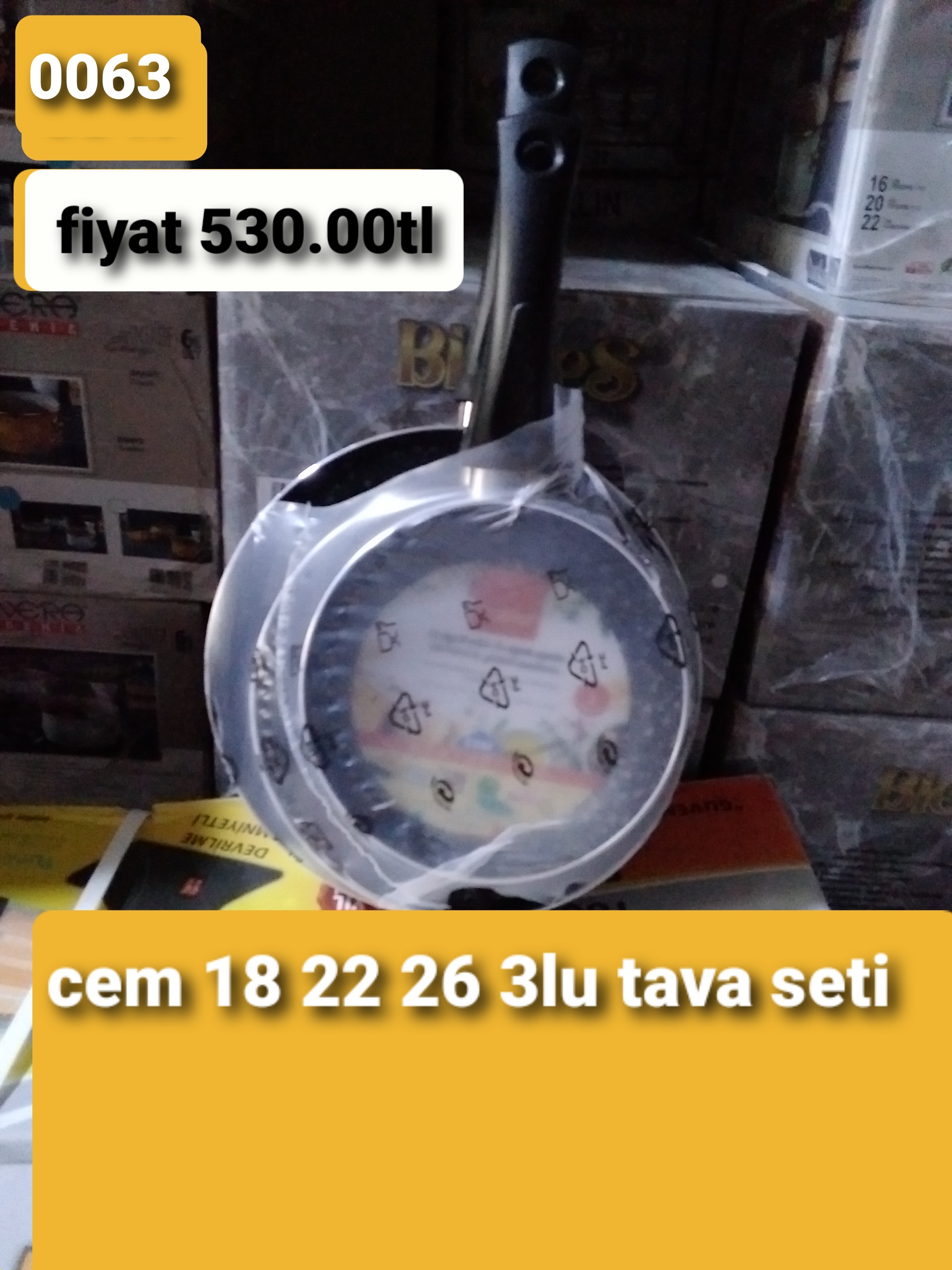 CEM 18 22 26 3LÜ TAVA SETİ 0063