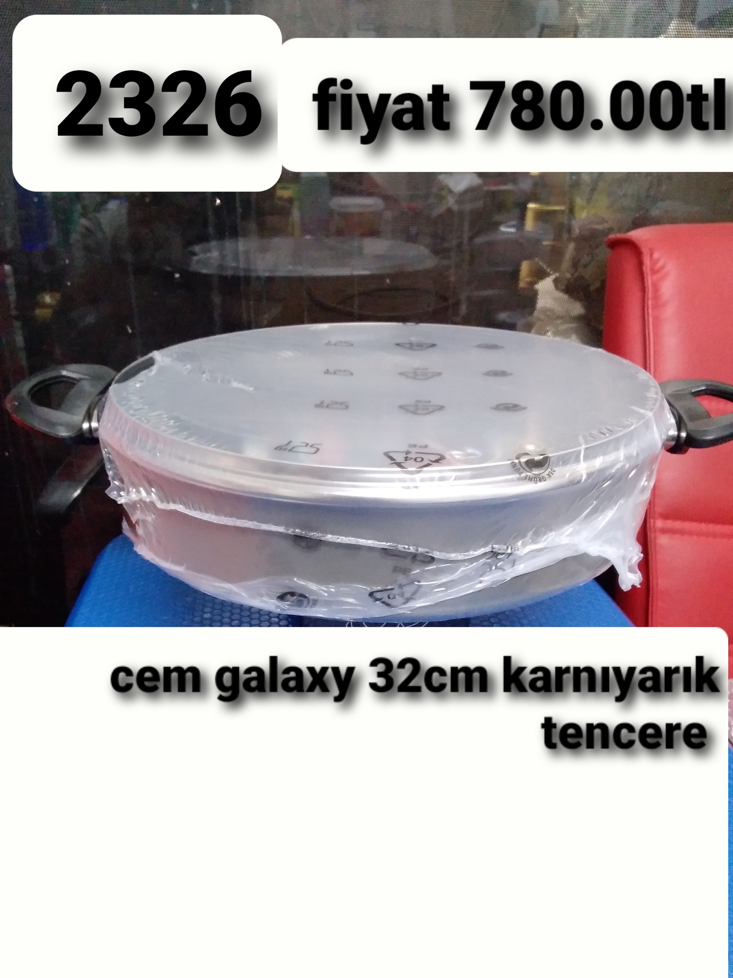 CEM GALAXY 32CM KARNIYARIK TENCERE 2326