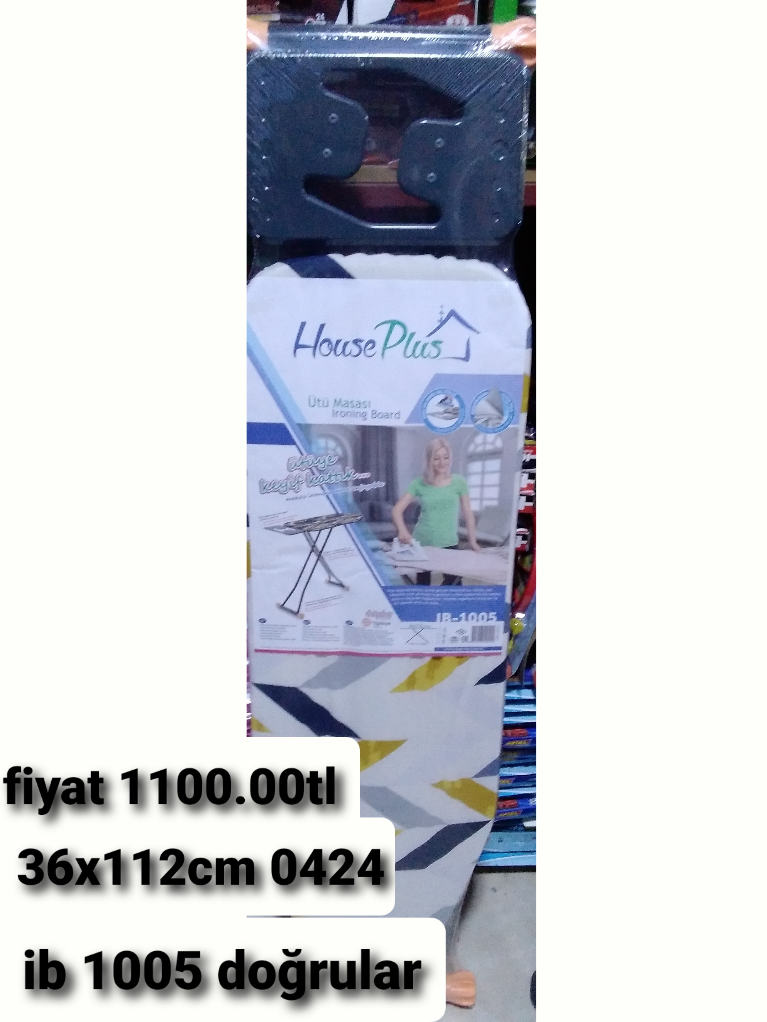 ÜTÜ MASASI İB-1005 36*112CM  0424