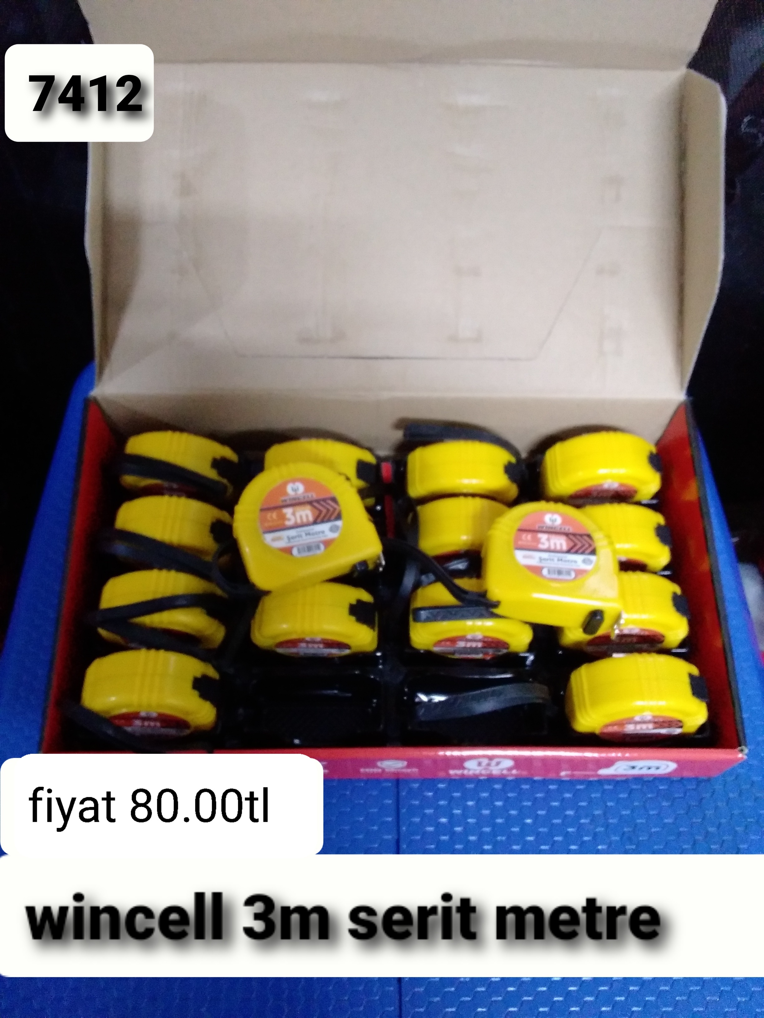 WİNCELL 3M ŞERİT METRE 7412