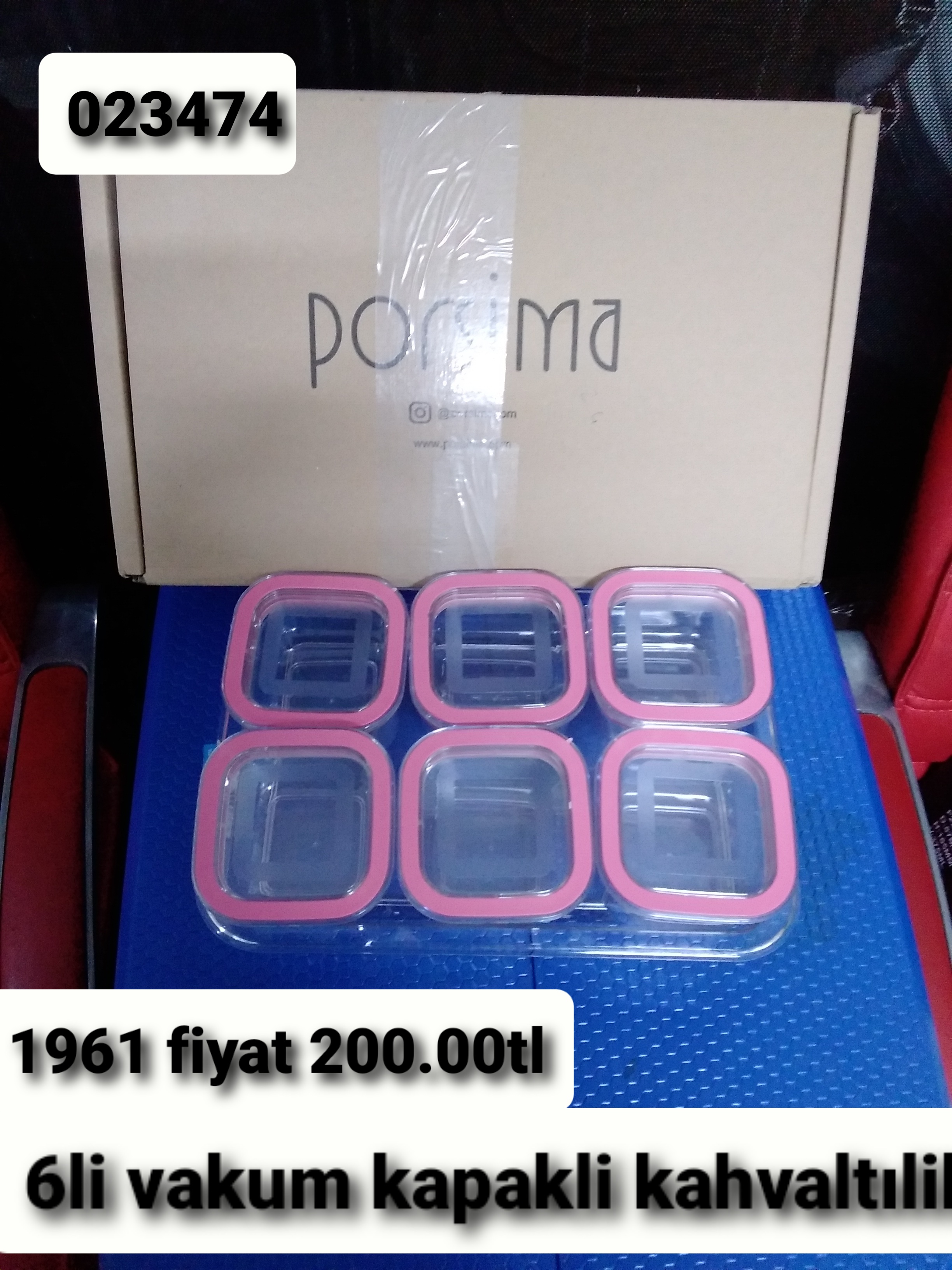 6 LI VAKUM KAPAKLI KAHVALTILIK 1961