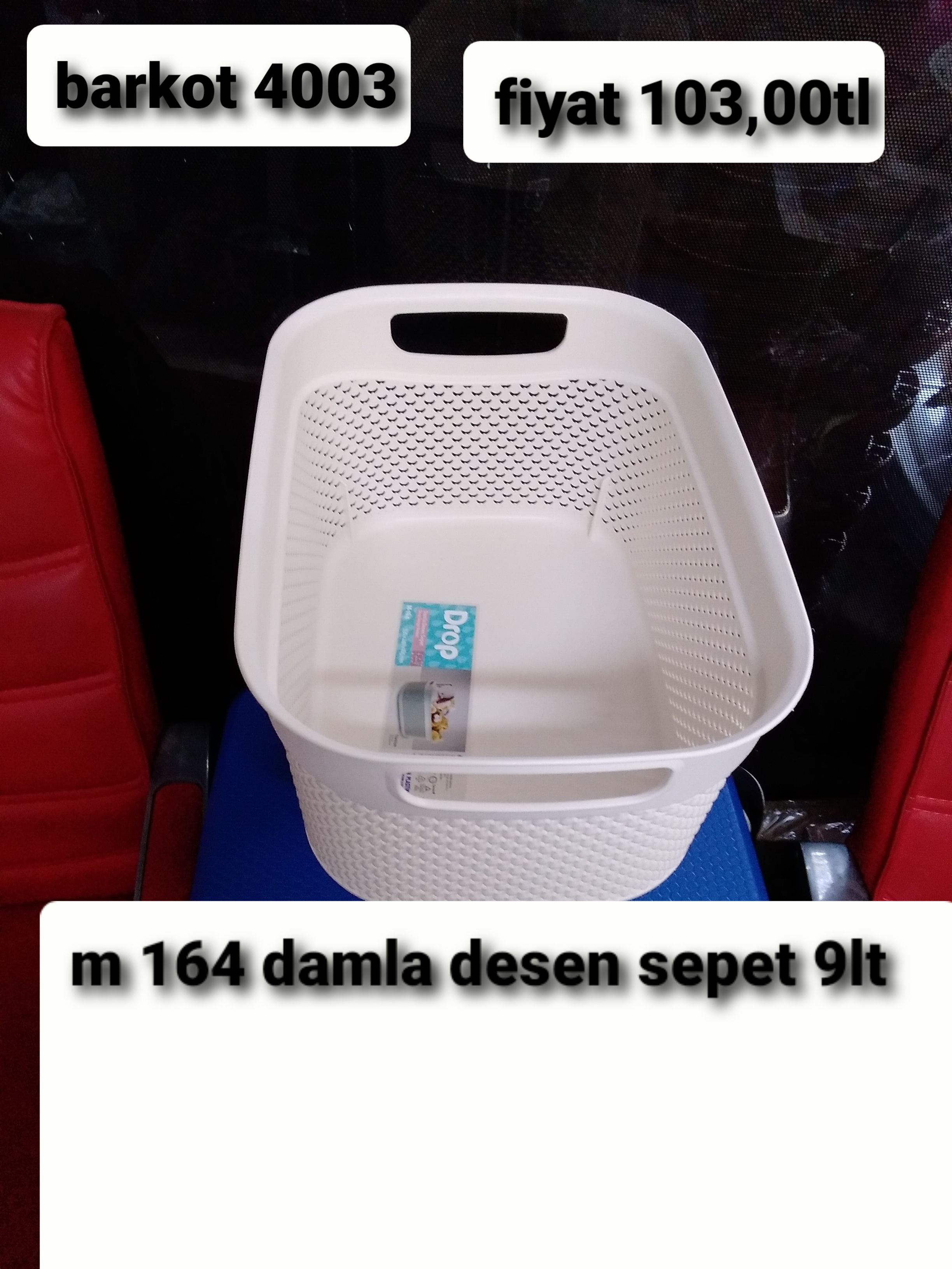DAMLA DESEN SEPET 9LT 4003