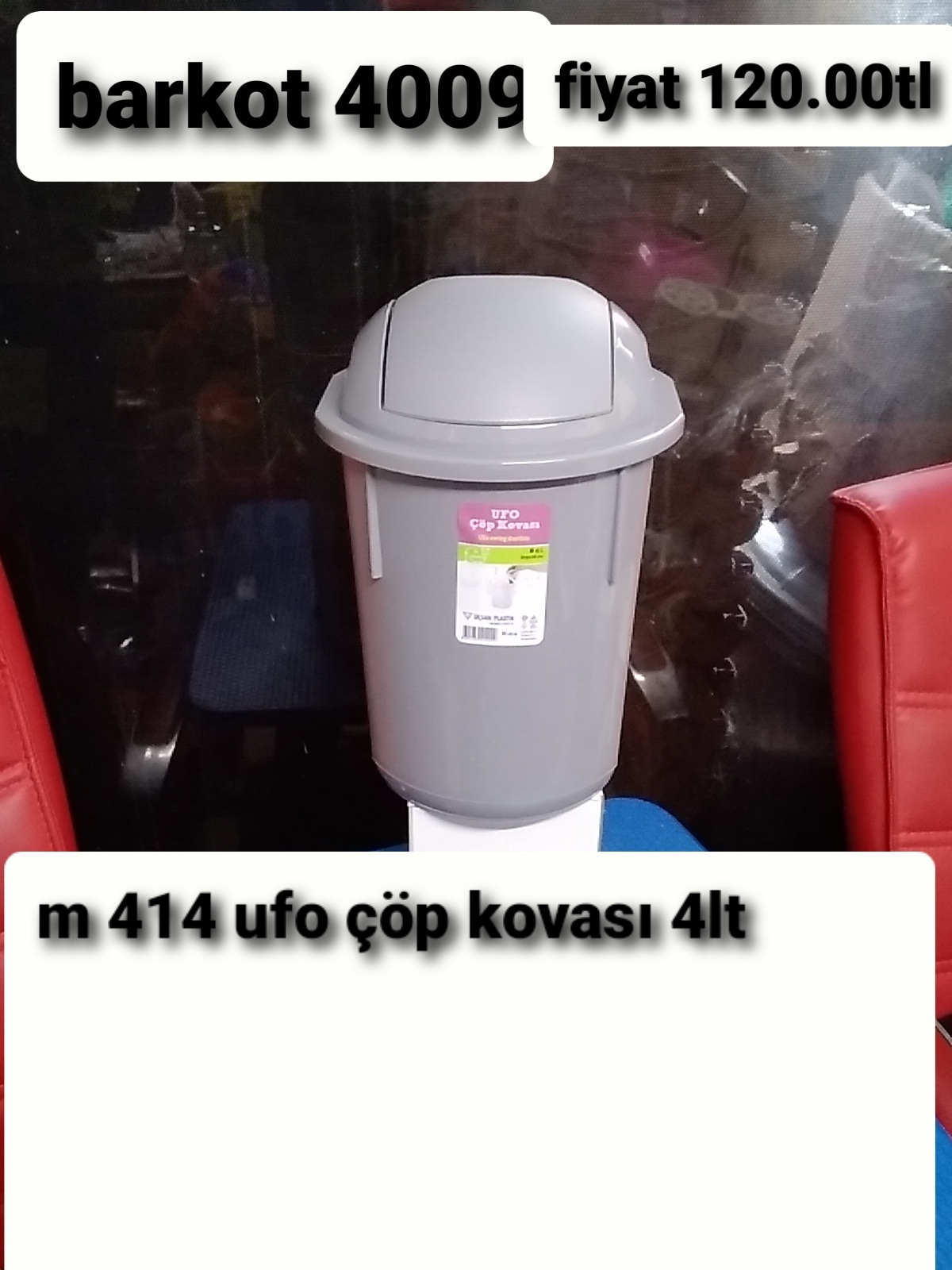 UFO ÇÖP KOVASI 4LT 4009
