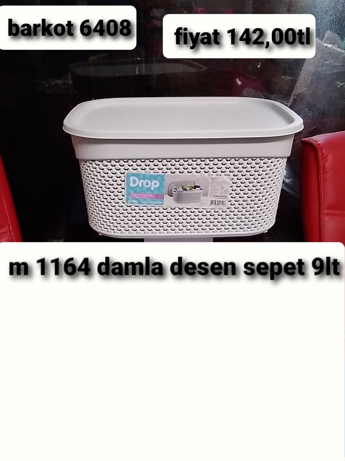 DAMLA DESEN SEPET 9LT 6408
