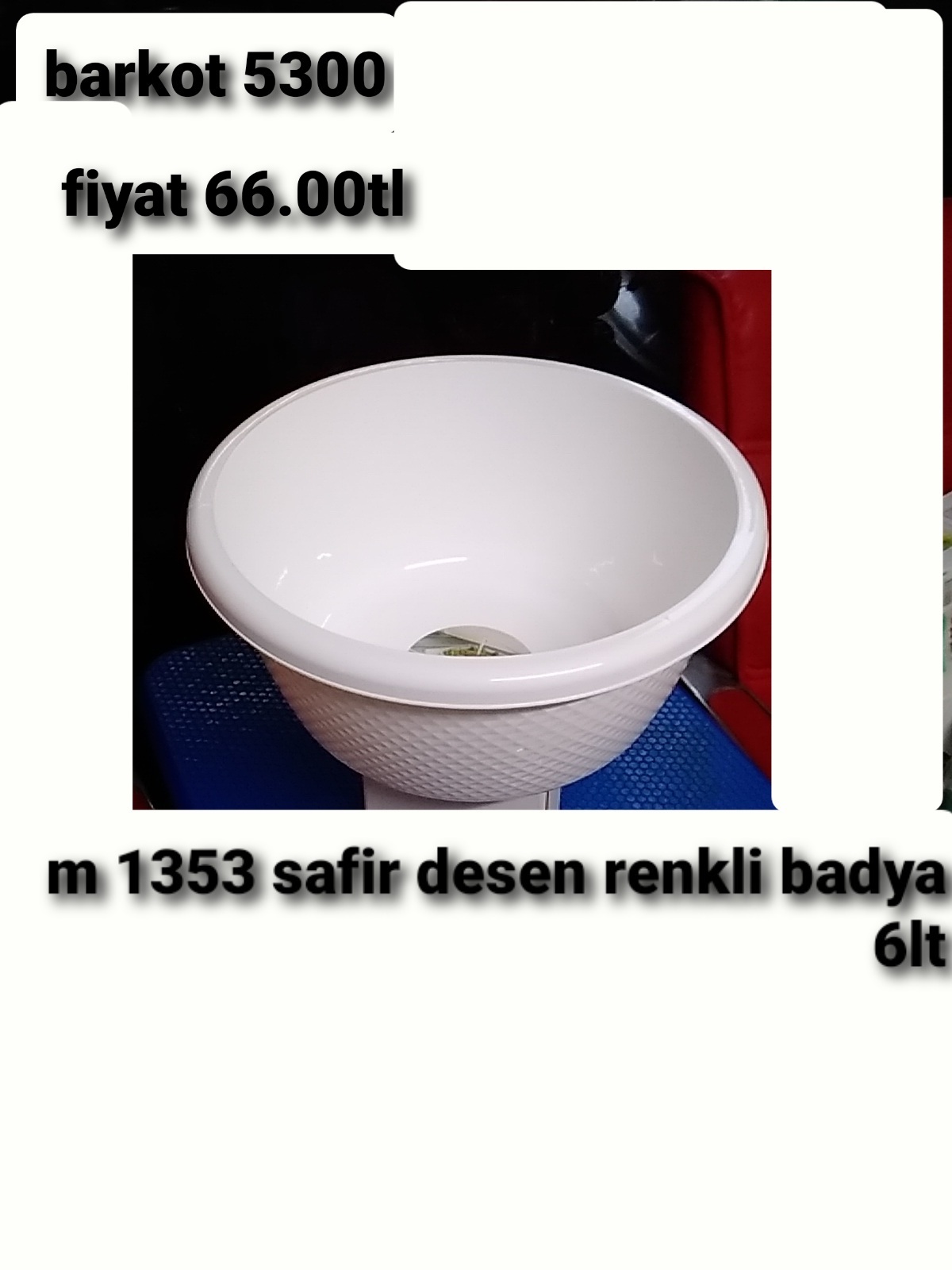 SAFİR DESEN RENKLİ BADYA 6LT  5300  